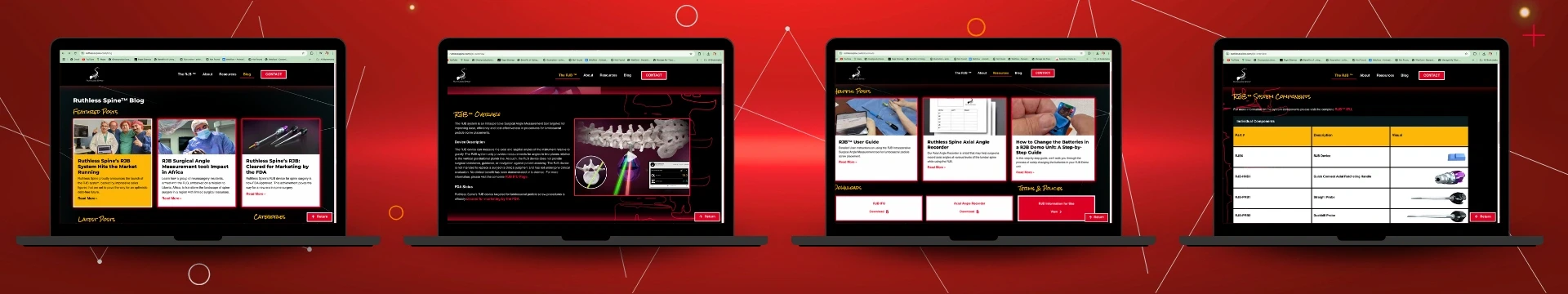 Medical Device Website Design Redefined- Ruthless Spine’s Dynamic New Look Blog Post Thumbnail